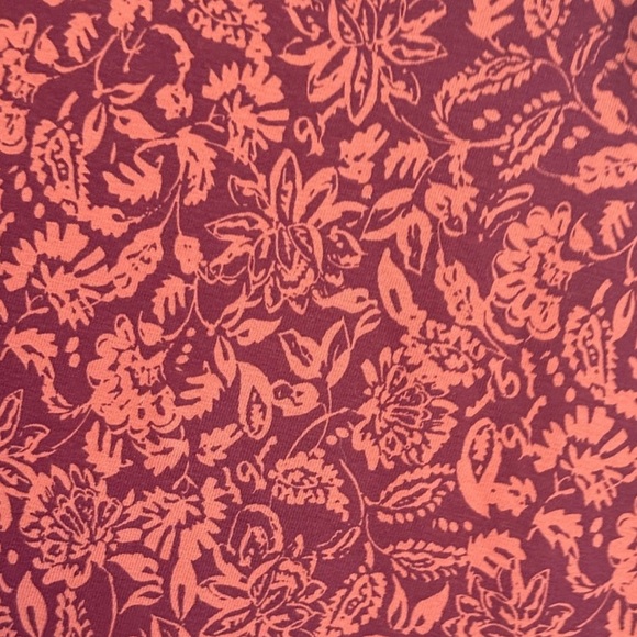 Pact womens paisley blossoms windsor wine fit & flare faux wrap dress - Picture 3 of 6